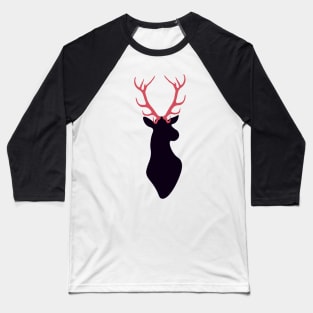 Deer with horns Baseball T-Shirt